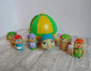 VTG Hasbro Playskool Glo Friends Turtle & Figures Glow Bug 1985 - Picture 1 of 12
