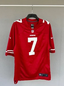 San Francisco 49ers #7 Kaepernick Red Jersey Mens L by Nike NFL On Field - Picture 1 of 10