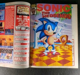 Mean Machines #16 - UK Sega Magazine - w/ Sonic Preview Comic #1 Still Attached!