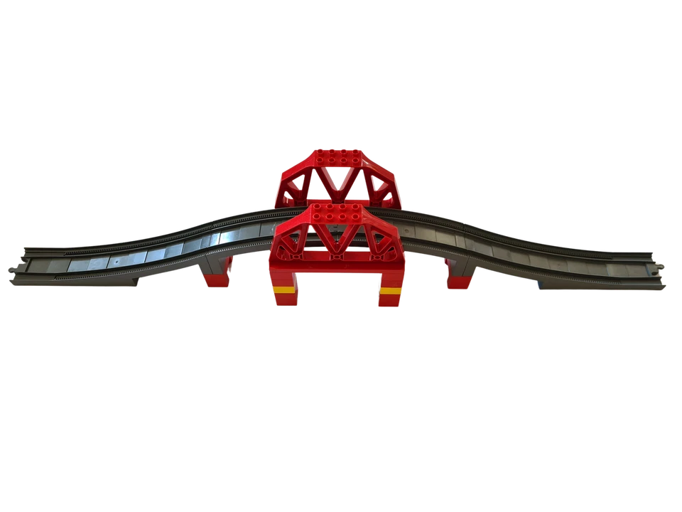 Lego® Duplo TRAIN Tracks Large Bridge Complete Colour: GREY (DBG) - Image 1 of 1