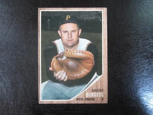 1962 Topps # 389 Smoky Burgess Card Pittsburgh Pirates - Picture 1 of 3