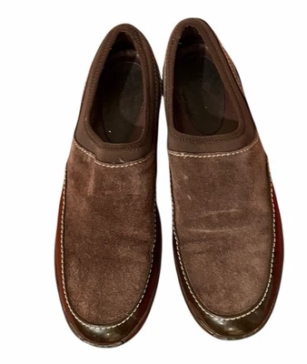 Cole Haan Women's Slip On Waterproof Brown Leather Round Toe Shoes 8B - Image 1 of 4
