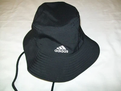 Adidas Para Hombre OSFM Aeroready Negro Sombrero Cubo Exterior Protección Solar con Correa Foto 1 de 4