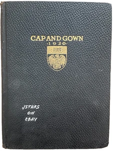 1920 UNIVERSITY OF CHICAGO COLLEGE YEARBOOK, THE CAP AND GOWN, CHICAGO, IL - Bild 1 von 5