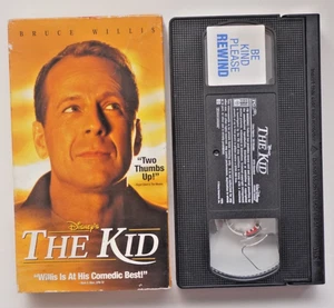 The Kid VHS With Bruce Willis - Disney  -Hollywood Video Rental VHS - TESTED - Imagen 1 de 3