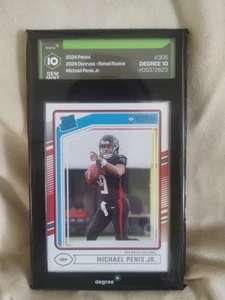 2024 Panini Donruss - Rated Rookie Michael Penix Jr. #308 (RC) Graded DEGREE 10 - Picture 1 of 3