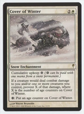 MTG Coldsnap Cover of Winter #3/155 Rare - Image 1 of 2