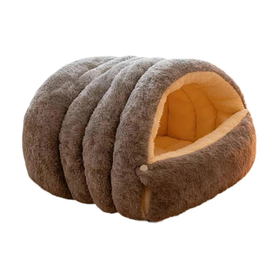 Cat Cave Bed Thickened Winter Hideaway Cat Nest for Kitten Indoor Cats Puppy - Image 1 of 1