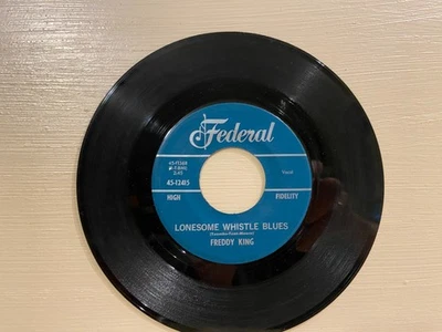 FREDDY KING - Lonesome Whistle Blues - 45rpm 1961 Ex+/N/M - Image 1 of 2