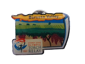Sydney 200 Olympic Torch Realy Barossa Valley Pin Badge - Picture 1 of 2