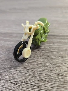 Vintage Kunststoff Miniatur Motorrad Rückzug Neuheit Spielzeug Skelett Design funktioniert - Bild 1 von 6