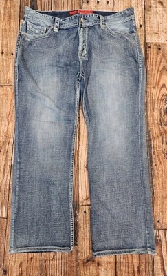 Rock & Roll Cowboy Double Barrel Straight Jeans Men's Size 42x30 Western Rock  - Image 1 of 4