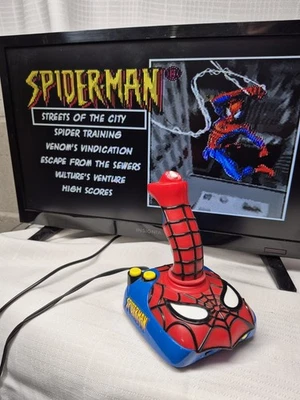 Spiderman Controller Jakks Pacific Marvel TV Plug N Play 2004 Tested Working - Image 1 of 4