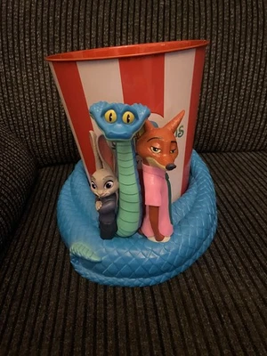 Disney Zootropolis 2 Popcorn Bucket Vue Judy Hopps Nick Wilde Gary - Image 1 of 4