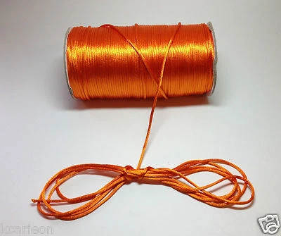 Cordón de cola de rata de 2 mm nudo chino/chino cola de rata joyería trenza a elegir por y colores Foto 1 de 3