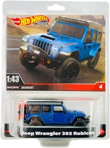 Hot Wheels Premium- 1:43 Scale- Jeep Wrangler 392 Rubicon, year in package 2023 - Picture 1 of 4