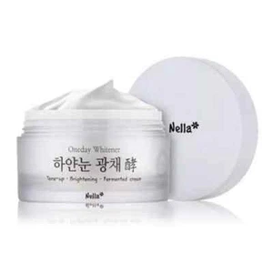 Nella Oneday Whitener White Snow Brightening Femented Cream 50ml K-Beauty - Bild 1 von 2