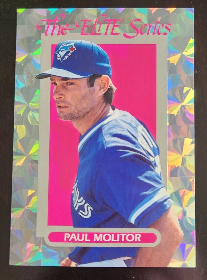 1993 Donruss The Elite Series #4 Paul Molitor  0400/5000 Jumbo Card - Image 1 of 2