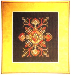 FIRE FLOWER Embroidery Sampler Pattern by Marc Davis Needlemania - Picture 1 of 3