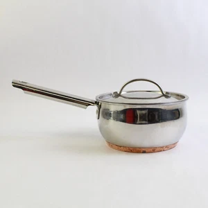 Vintage Revere Ware 1.5 Qt Copper Clad Saucepan with Lid - Picture 1 of 5