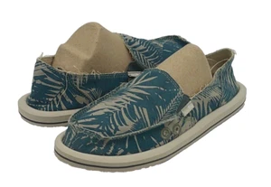 Sanuk Donna Palm Birch DAMEN SCHUHE GRÜN US 6 / UK 4 / EU 37 / JP 23 - Bild 1 von 5
