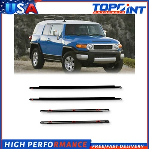 Para Toyota FJ Cruiser 2007-2014 Puerta Ventana Moldura Borde Sello Cinturón Resistente para el clima - Imagen 1 de 5