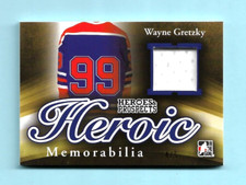 2015-16 Wayne Gretzky In The Game Heroes & Prospects Heroic JERSEY Card! SP#4/5!
