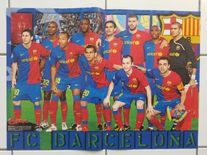 Bravo Sport POSTER Lionel Messi FC. Barcelona Fussball Mannschaftsfoto - Bild 1 von 2