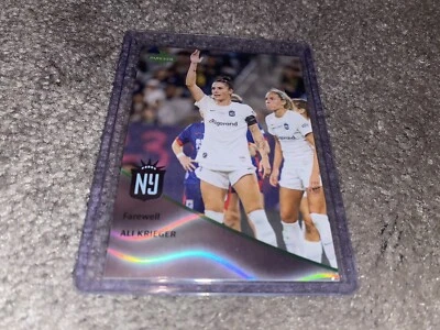 Ali Krieger Gotham FC Farewell 2023 Parkside NWSL Pronto Card #AW7 Silver #2/10 - Image 1 of 4