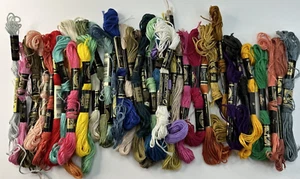 Lot 39 Skeins DMC Embroidery Cross Stitch FLOSS THREAD Assorted Some Vintage - Picture 1 of 4