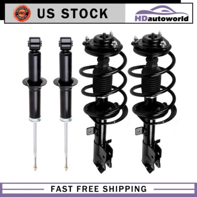 Front Struts w/Coil Springs and Rear Shock Absorbers for 2007-2012 Dodge Caliber Foto 1 de 4