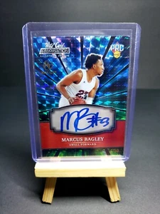 2021-22 Wild Card Alumination Blue Green Mosaic #ABC-A Marcus Bagley Auto /50 - Picture 1 of 3