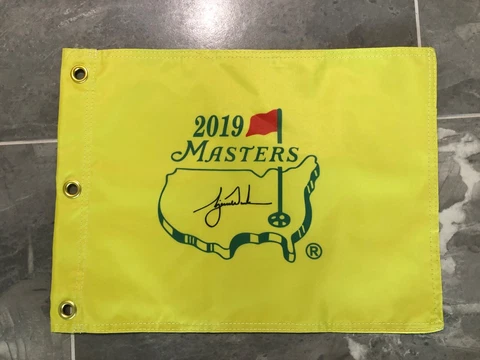 2019 Masters Souvenir Flag w/ Tiger Woods PGA Augusta National Golf PGA Cover