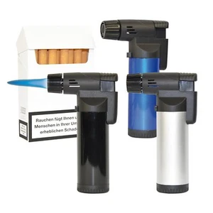 Turbo Gas Brenner Sturm Feuerzeug  Shisha Lighter Metall Profi Modell No 0342 - Bild 1 von 5