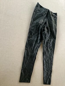 Commando Perfect Control Leather Leggings Large Witchy Goth Punk Costume Bike - Picture 1 of 11