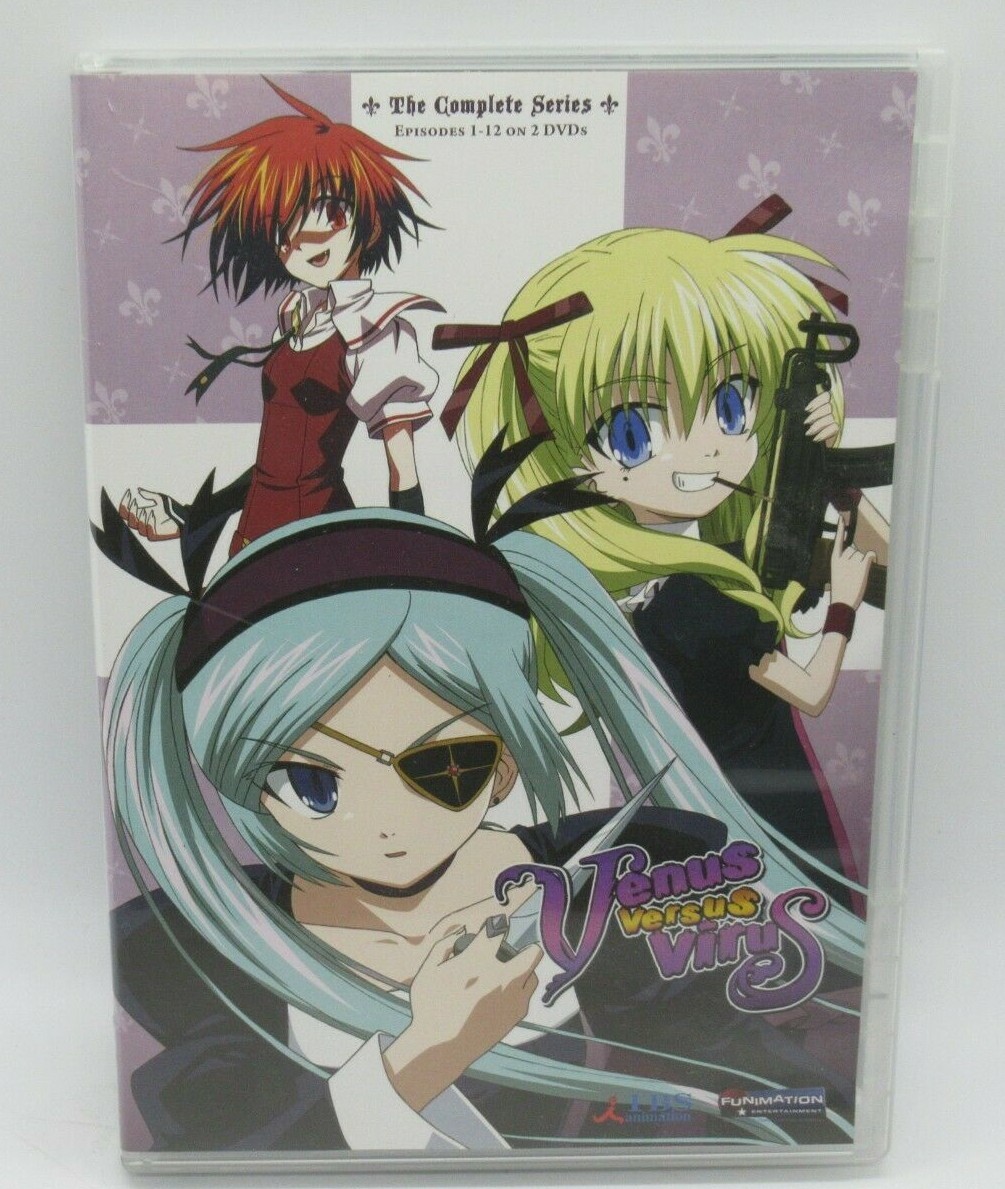 Venus Versus Virus The Complete Series Anime 2 Disc Dvd Set Episodes 1 12 Funi Ebay