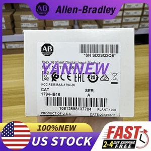 Nuevo módulo de entrada de E/S flexible Allen Bradley 1794-IB16 SER A 1794-IB16 sellado - Imagen 1 de 6