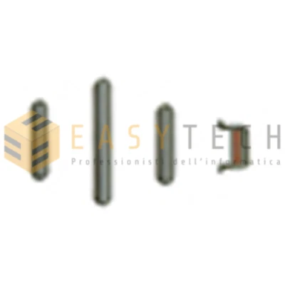 SET COMPLETO 4 TASTI ESTERNI LATERALI PER APPLE IPHONE 11 PRO MAX SILVER GLS - Immagine 1 di 4