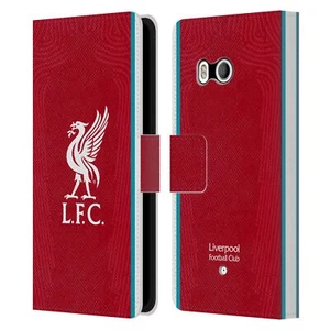 LIVERPOOL FC LFC 2020/21 PU LEATHER BOOK WALLET CASE COVER FOR HTC PHONES 1 - Picture 1 of 7