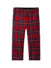 Janie And Jack Toddler Boys Red green blue Plaid Dress Pants (Christmas) Size 3