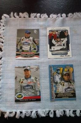 Jimmie Johnson Press Pass 2008 Traks 2007 Lot of 4 - Image 1 of 4