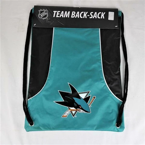 San Jose Sharks Officially Licensed NHL Back Sack Tote Cover