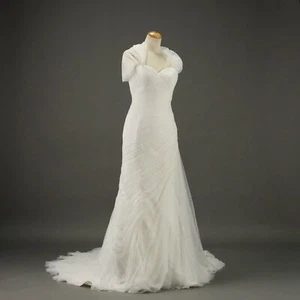 Second Hand Pronavis Wedding Dress Poliammide US Size 8 - Picture 1 of 9