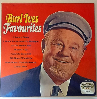 BURL IVES I LOVE A PIANO FAVOURITES 1967 vinyl LP Vintage Record Irish Rover - Image 1 of 4