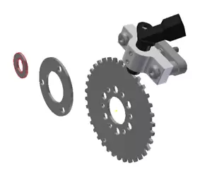 Kit de rueda gatillo y sensor de posición de manivela Porsche 924 EA831 - Imagen 1 de 5