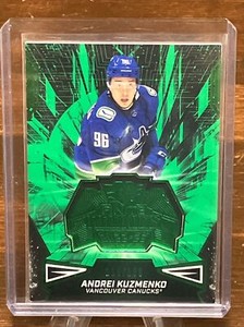 2022-23 Upper Deck SPX Andrei Kuzmenko Rookie RC Green Finite #’d 112/199🔥#F-36