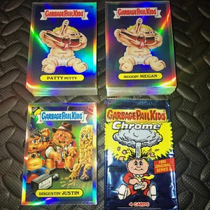 CUBO DE BASURA NIÑOS CROMO 2 JUEGO COMPLETO DE REFRACTOR DE 110 TARJETAS + ENVOLTURA 2014 ¡RARO! - Imagen 1 de 1
