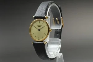 *Casi COMO NUEVO+++* Reloj Longines La Grande Classic L4.135.2 de cuarzo dorado para mujer - Imagen 1 de 10