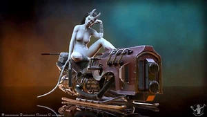 Estatua de fundición ritual Ash NSFW impresión 3D sin pintar sin montar - Imagen 1 de 18