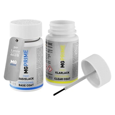 Kit stilo di ritocco per Lancia 463 B Azzurro Fontanesi Metallic 2 x 50ml - Immagine 1 di 4